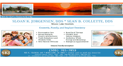 Desktop Screenshot of 2moseslakedentists.com